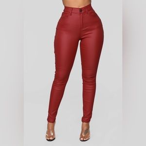Double Dare Faux Leather Pants
